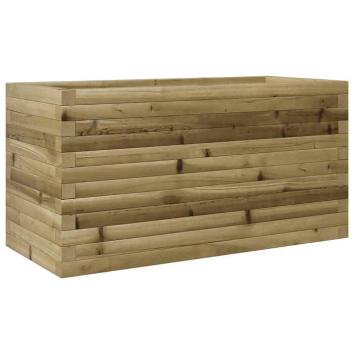 Jardinière 90x40x45,5 cm bois de pin imprégné – Image 5