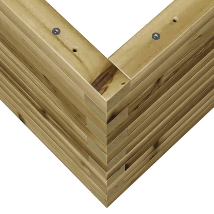 Jardinière 90x40x45,5 cm bois de pin imprégné – Image 6