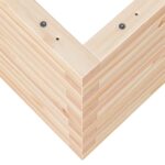 Jardinière 110x40x45,5 cm bois de pin massif – Image 6