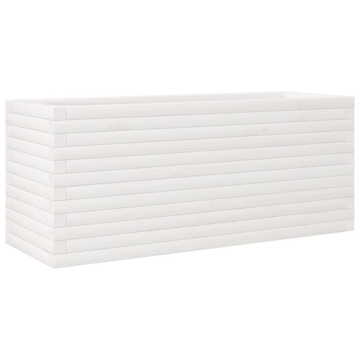 VXL8721102659973_g_en_hd_5.jpg Jardinière blanc 110x40x45,5 cm bois de pin massif – Image 5