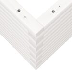 Jardinière blanc 110x40x45,5 cm bois de pin massif – Image 6