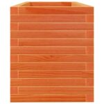 Jardinière cire marron 110x40x45,5 cm bois de pin massif – Image 4