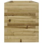 Jardinière 110x40x45,5 cm bois de pin imprégné – Image 4