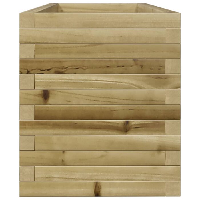 Jardinière 110x40x45,5 cm bois de pin imprégné – Image 4