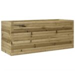 Jardinière 110x40x45,5 cm bois de pin imprégné – Image 5