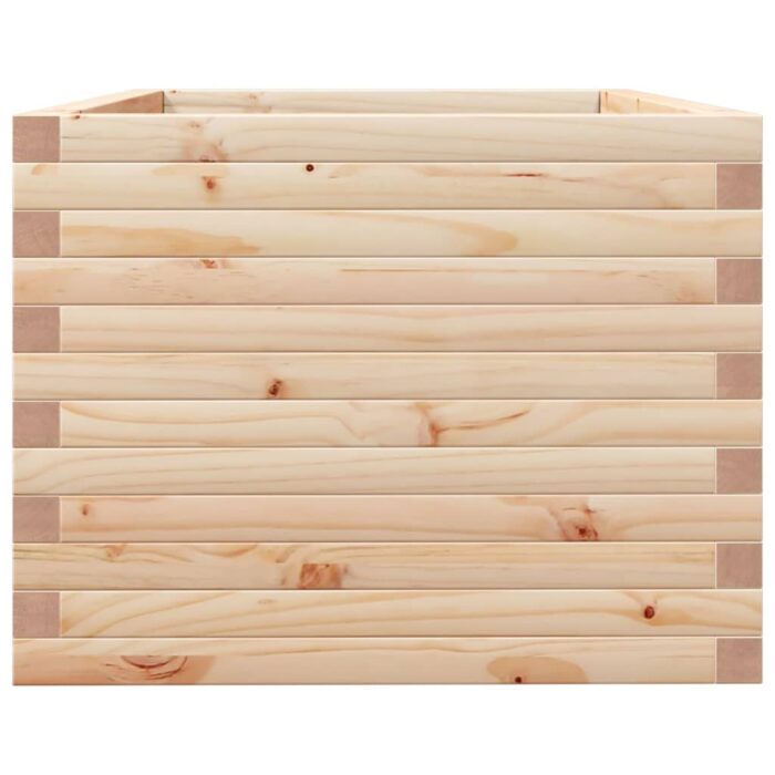 Jardinière 90x60x45,5 cm bois de pin massif – Image 4