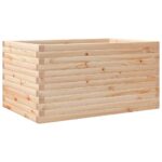 Jardinière 90x60x45,5 cm bois de pin massif – Image 5
