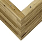Jardinière 90x60x45,5 cm bois de pin imprégné – Image 6