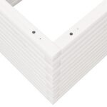 Jardinière blanc 110x60x45,5 cm bois de pin massif – Image 6