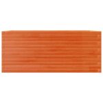 Jardinière cire marron 110x60x45,5 cm bois de pin massif – Image 3