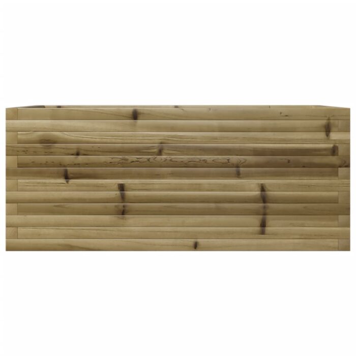 Jardinière 110x60x45,5 cm bois de pin imprégné – Image 3