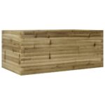 Jardinière 110x60x45,5 cm bois de pin imprégné – Image 5