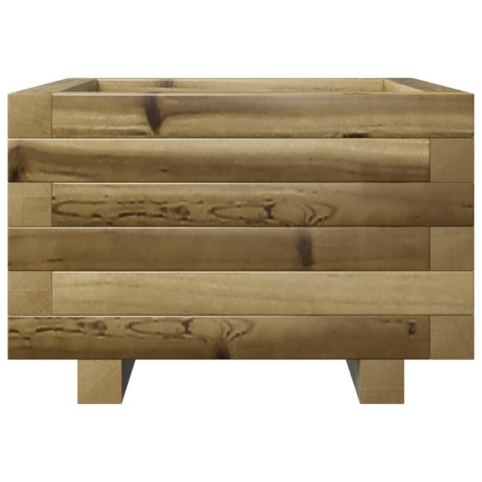 Jardinière 40x40x26,5 cm bois de pin imprégné – Image 3