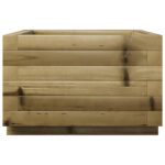 Jardinière 40x40x26,5 cm bois de pin imprégné – Image 4