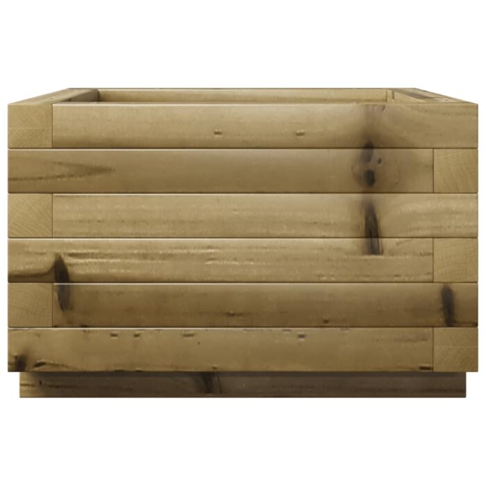 Jardinière 40x40x26,5 cm bois de pin imprégné – Image 4