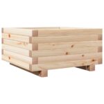 Jardinière 50x50x26,5 cm bois de pin massif – Image 5