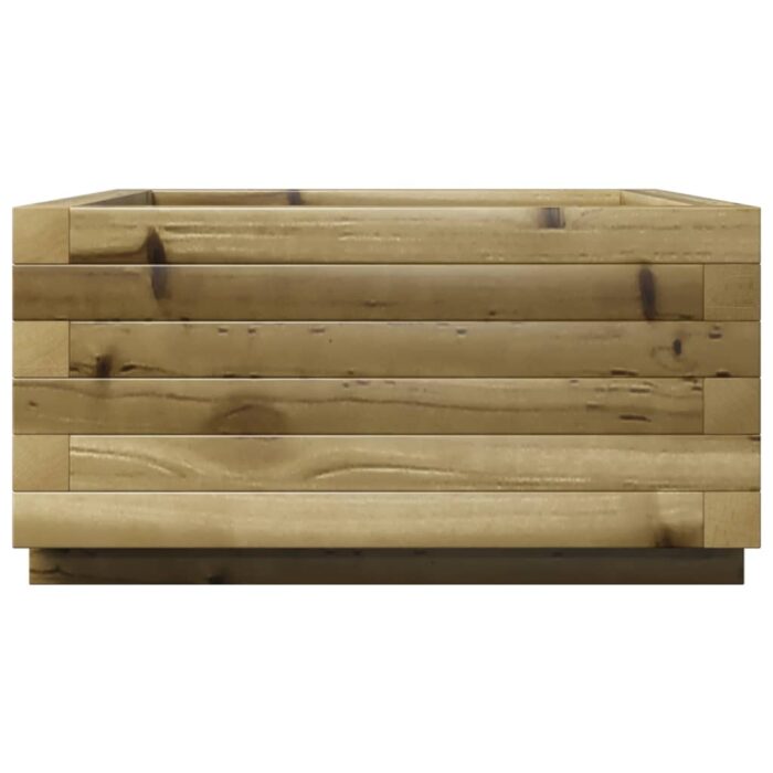 Jardinière 50x50x26,5 cm bois de pin imprégné – Image 4