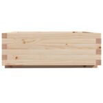 Jardinière 70x70x26,5 cm bois de pin massif – Image 4
