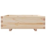 Jardinière 80x80x26,5 cm bois de pin massif – Image 3