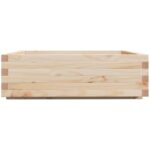 Jardinière 80x80x26,5 cm bois de pin massif – Image 4