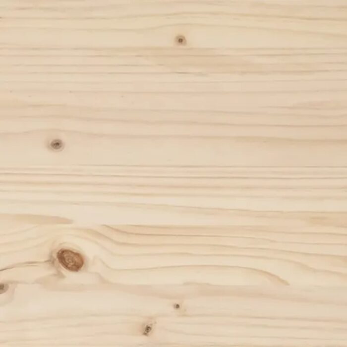 Jardinière 80x80x26,5 cm bois de pin massif – Image 7