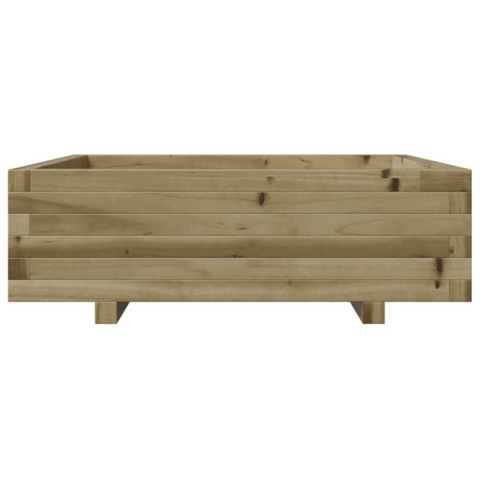 Jardinière 80x80x26,5 cm bois de pin imprégné – Image 3