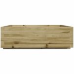 Jardinière 80x80x26,5 cm bois de pin imprégné – Image 4