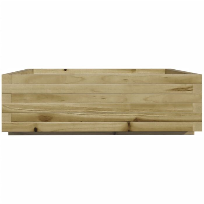 Jardinière 80x80x26,5 cm bois de pin imprégné – Image 4