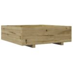 Jardinière 80x80x26,5 cm bois de pin imprégné – Image 5