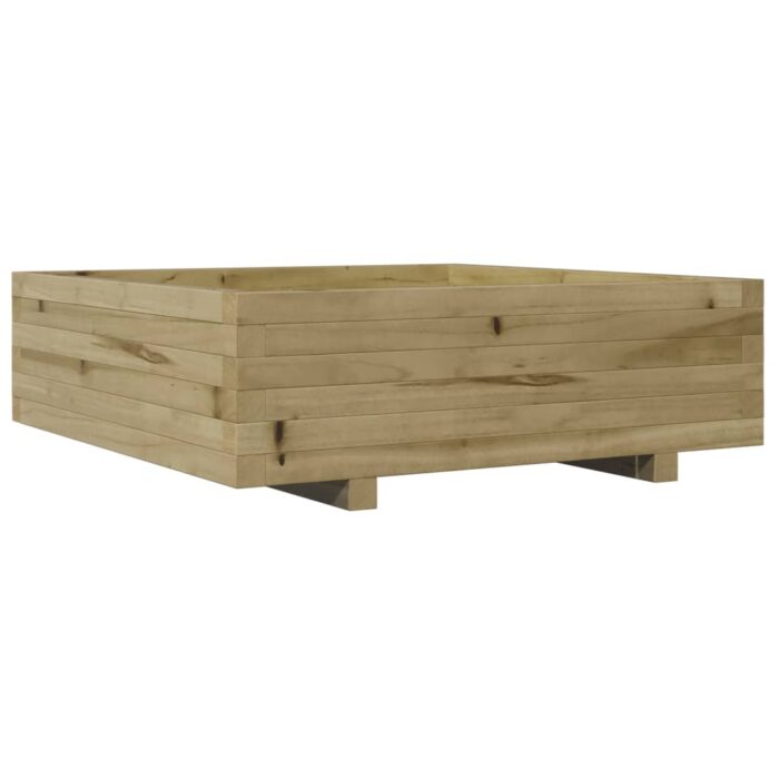 Jardinière 80x80x26,5 cm bois de pin imprégné – Image 5