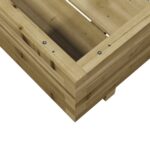 Jardinière 80x80x26,5 cm bois de pin imprégné – Image 6
