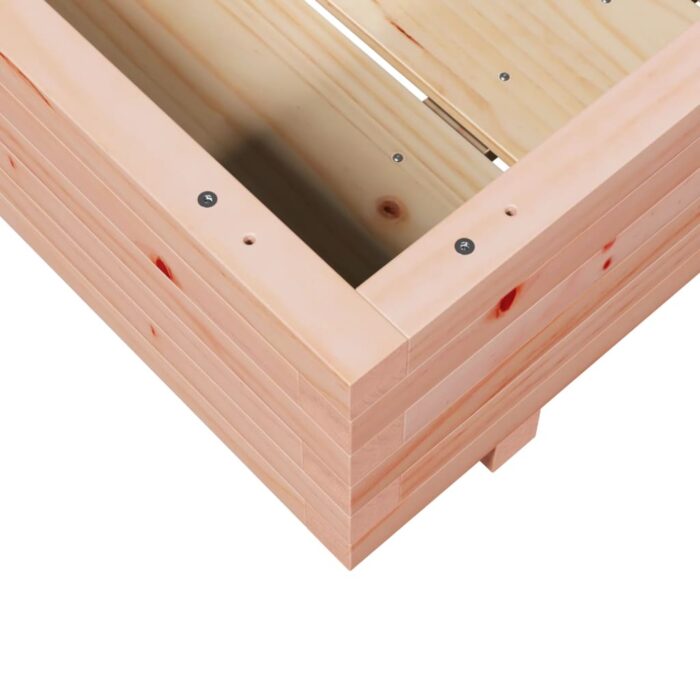Jardinière 90x90x26,5 cm bois massif douglas – Image 6