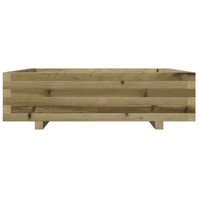 Jardinière 90x90x26,5 cm bois de pin imprégné – Image 3