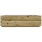 Jardinière 90x90x26,5 cm bois de pin imprégné – Image 4