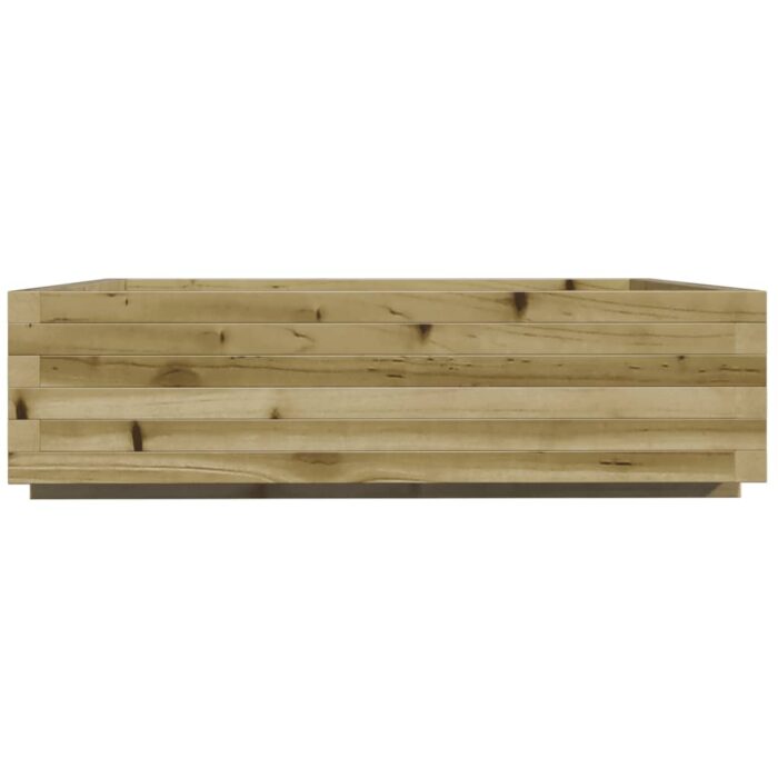 Jardinière 90x90x26,5 cm bois de pin imprégné – Image 4