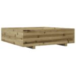 Jardinière 90x90x26,5 cm bois de pin imprégné – Image 5
