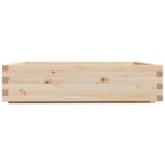Jardinière 100x100x26,5 cm bois de pin massif – Image 4