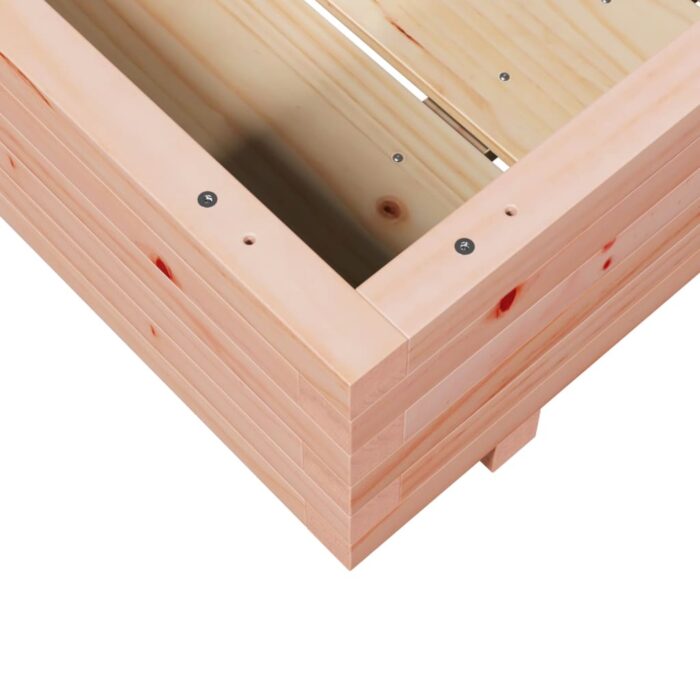 Jardinière 100x100x26,5 cm bois massif de douglas – Image 6
