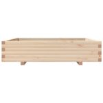 Jardinière 110x110x26,5 cm bois de pin massif – Image 3