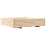 Jardinière 110x110x26,5 cm bois de pin massif – Image 5