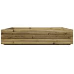 Jardinière 110x110x26,5 cm bois de pin imprégné – Image 4