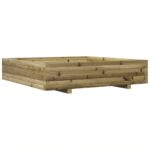 Jardinière 110x110x26,5 cm bois de pin imprégné – Image 5