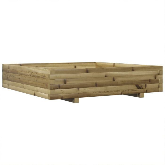 Jardinière 110x110x26,5 cm bois de pin imprégné – Image 5