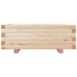 Jardinière 70x40x26,5 cm bois de pin massif – Image 3