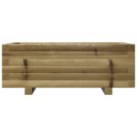 Jardinière 70x40x26,5 cm bois de pin imprégné – Image 3