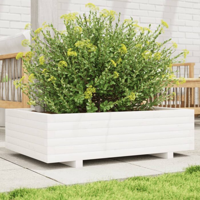 VXL8721102660672_m_en_hd_1.jpg Jardinière blanc 90x60x26,5 cm bois de pin massif – Image 1