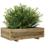 Jardinière 90x60x26,5 cm bois de pin imprégné – Image 2