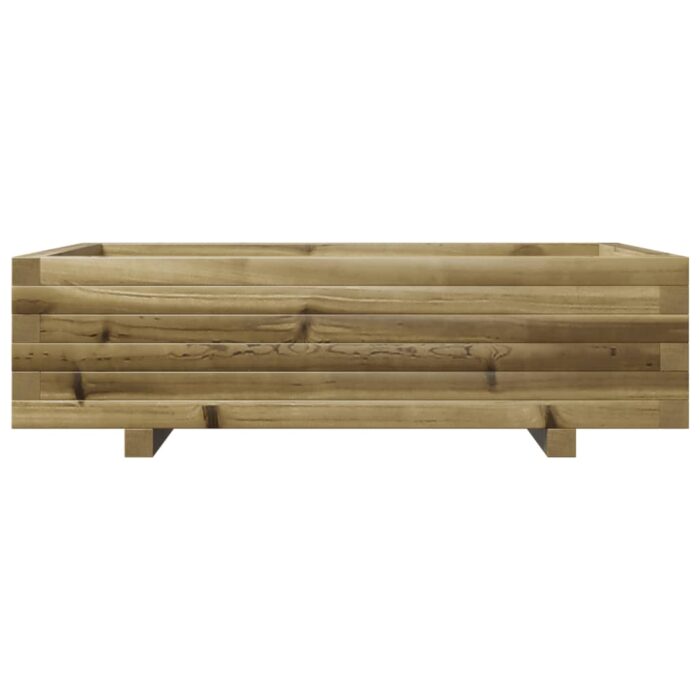 Jardinière 90x60x26,5 cm bois de pin imprégné – Image 3