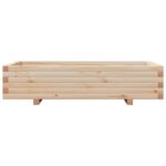 Jardinière 110x60x26,5 cm bois de pin massif – Image 3