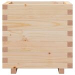 Jardinière 50x50x49,5 cm bois de pin massif – Image 3